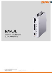 Block ECONOMY REMOTE PM-3724-200-0 Manual
