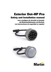 Martin Exterior Dot-HP Pro Safety And Installation Manual