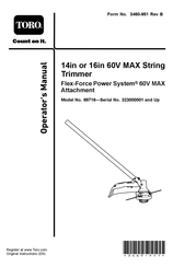 Toro 88716 Operator's Manual