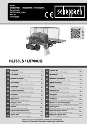 Scheppach 5805202986 Translation Of Original Instruction Manual