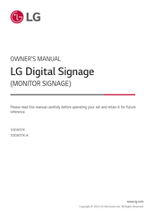 LG 55EW5TK-A.AWM Owner's Manual