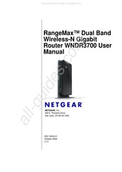 NETGEAR RangeMax WNDR3700v1 User Manual