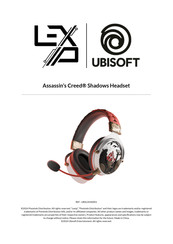 LEXIP UBISOFT Assassin's Creed Shadows Headset Manual