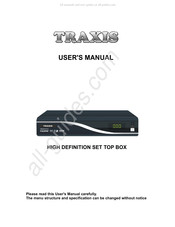 Traxis DBS6000HD User Manual