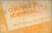 Willys Sedan Delivery Owner's Manual