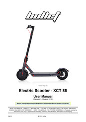 Bullet XCT 85 User Manual