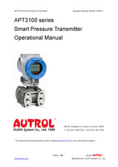 Autrol APT 3100 Series Operational Manual