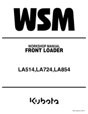 Kubota LA514 Workshop Manual