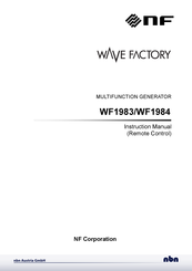 NF WAVE FACTORY WF1981 Instruction Manual