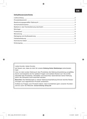 Hoberg 00911 Manual