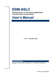 Avalue Technology ESM-ASLC User Manual