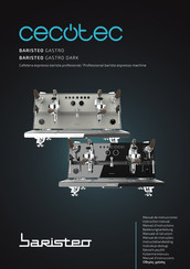 cecotec BARISTEO GASTRO Instruction Manual