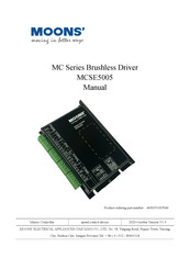 Moons' MCSE5005 Manual