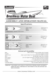 Joysway ROCKET V2 Deep Vee Boat Assembly And Operation Manual