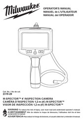 Milwaukee M-SPECTOR 2319-20 Operator's Manual