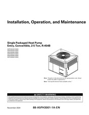 Trane A5PH3048A1000A Installation, Operation And Maintenance Manual