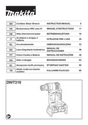 Makita DWT310 Instruction Manual