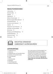 gourmetmaxx RC009 Manual