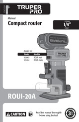 Truper ROUI-20A Manual