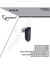 Gembird BTHS-06 User Manual