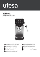 Ufesa SIENNA Instruction Manual