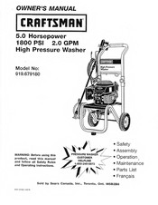 Craftsman 919.679180 Owner's Manual