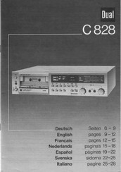 Dual C 828 Manual