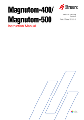 Struers Magnutom-500 Instruction Manual