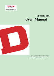 Delixi CDB6LEi-125 Series User Manual