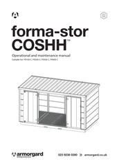 Armorgard forma-stor COSHH FR100-C Operational And Maintenance Manual