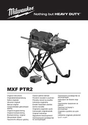 Milwaukee MX FUEL MXF PTR2 Original Instructions Manual