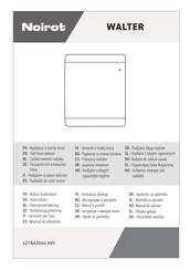 Noirot WALTER E223117 Instructions Manual
