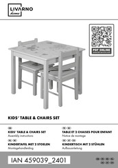 LIVARNO home 459039 2401 Assembly Instructions Manual