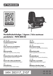 Parkside 385117 2107 Translation Of The Original Instructions