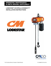 Columbus McKinnon CM Lodestar IntelliConnect V2 Installation Instructions Manual