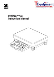 OHAUS Explorer Pro EP22001C Instruction Manual