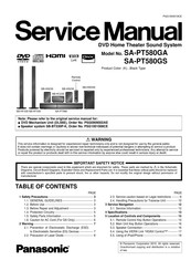 Panasonic SA-PT580GS Service Manual
