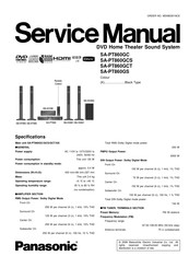 Panasonic SA-PT860GS Service Manual
