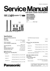 Panasonic SA-PT465GC Service Manual