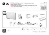 LG 55UR640S9UD Easy Setup Manual