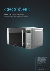 cecotec PROCLEAN 5010 FLATBED INOX Instruction Manual