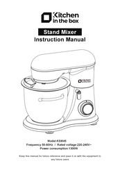 Sanlida Kitchen in the box KSM45 Instruction Manual
