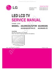LG 42LW650S Service Manual