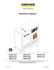 Kärcher HDS3.9/30 Operator's Manual