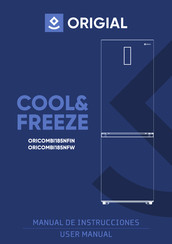 ORIGIAL COOL&FREEZE ORICOMBI185NFIN User Manual