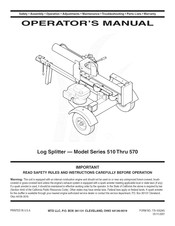 MTD 24BF550B000 Operator's Manual