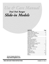 Frigidaire PLCS389ACD Use & Care Manual