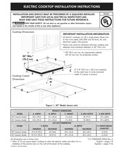 Kenmore Elite 790.412.830.01 Installation Instructions Manual