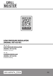GRILL MEISTER IGT A310i Installation Instructions Manual