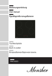 Monsher MHE 6003 User Manual